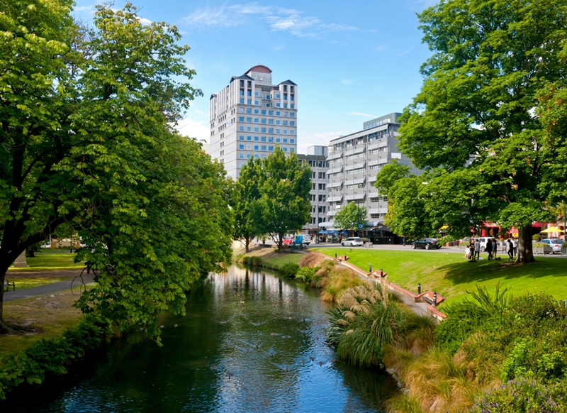 Christchurch is a city that's on the rise. 